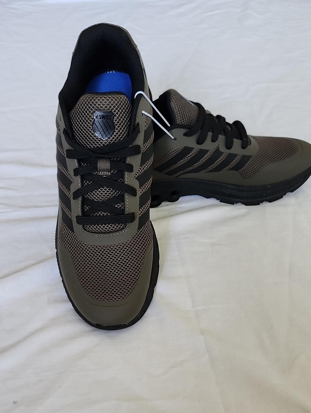 NWOT K-Swiss Men's Tubes 200 Athletic Running Shoes Olive Black Size 13